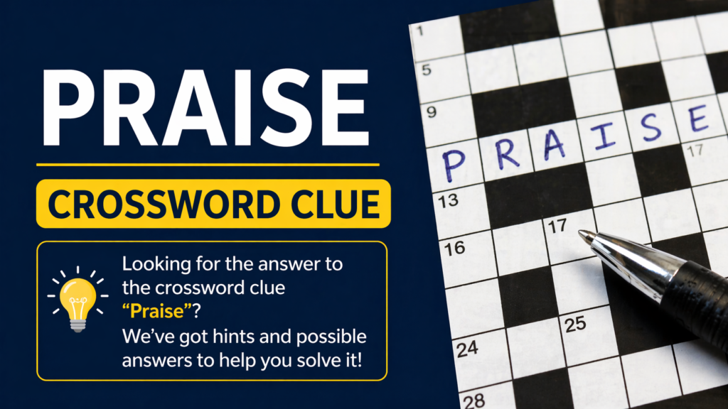 Praise Crossword Clue